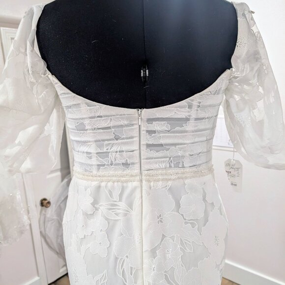 Elly Couture Wedding Dress Size 12 - Picture 5 of 13